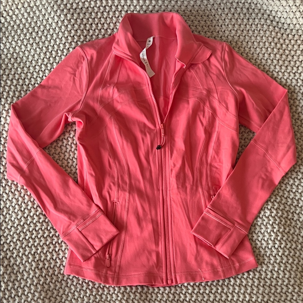 Lululemon Define Jacket - Sz 10 Raspberry Cream